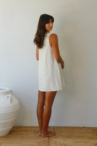 THE LINE AYA DRESS CHALK| BABY LEMONADE STORE