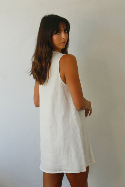 THE LINE AYA DRESS CHALK| BABY LEMONADE STORE