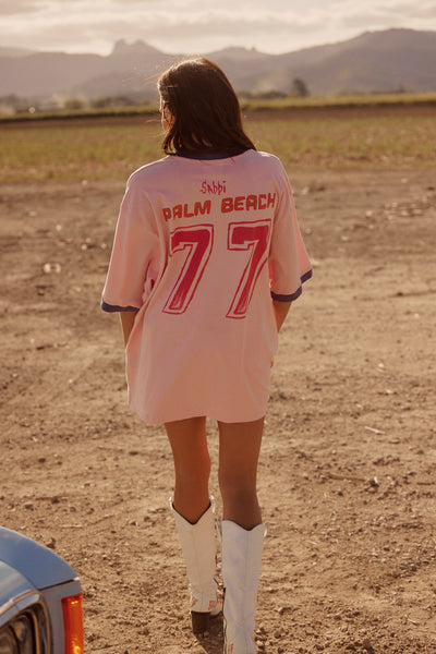 SABBI THE GOT MY PINK BACK VERY OVERSIZED TEE PINK