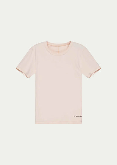 PE NATION FOUNDATION SHORT SLEEVE TEE BLUSH 