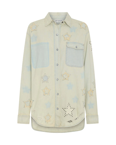 ONE TEASPOON EVERYDAY DENIM SHIRT SUNDAE STAR | BABY LEMONADE STORE