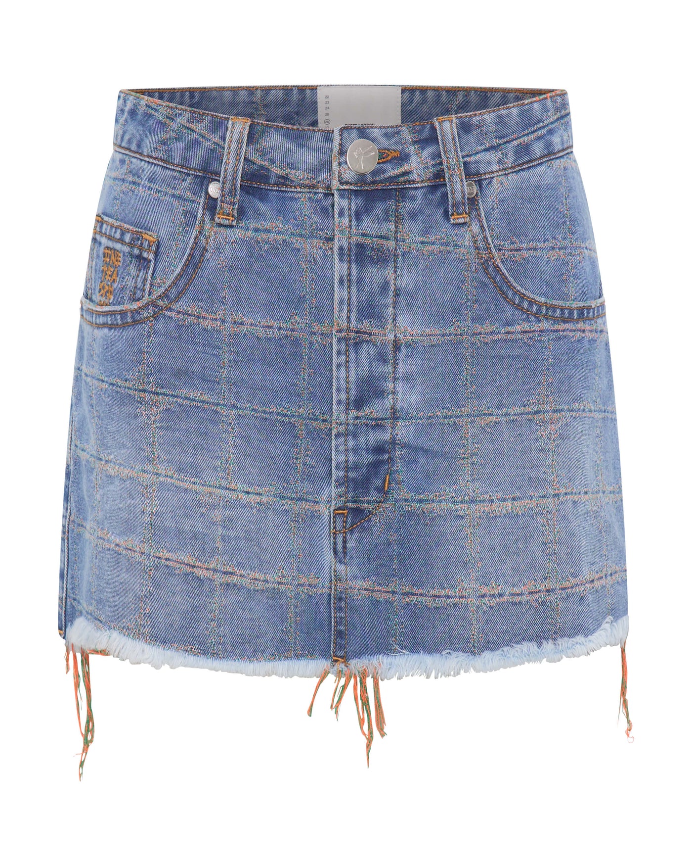 ONE TEASPOON JUNKYARD DENIM MINI SKIRT TROPICAL BLUE | BABY LEMONADE STORE