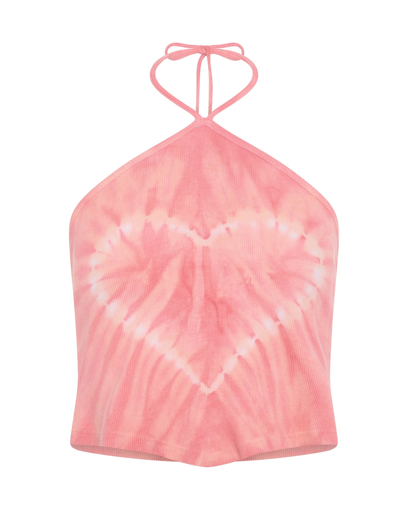 ONE TEASPOON TIE DIE HEART HALTER TOP PINK | BABY LEMONADE STORE