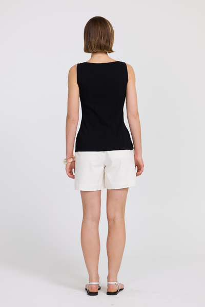 SOVERE TRANQUIL KNIT TOP BLACK | BABY LEMONADE STORE