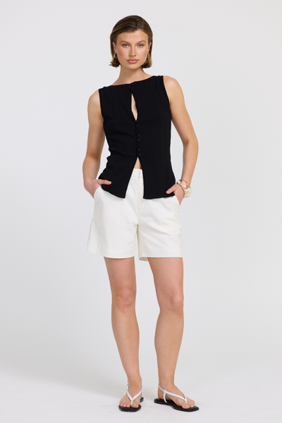 SOVERE TRANQUIL KNIT TOP BLACK | BABY LEMONADE STORE