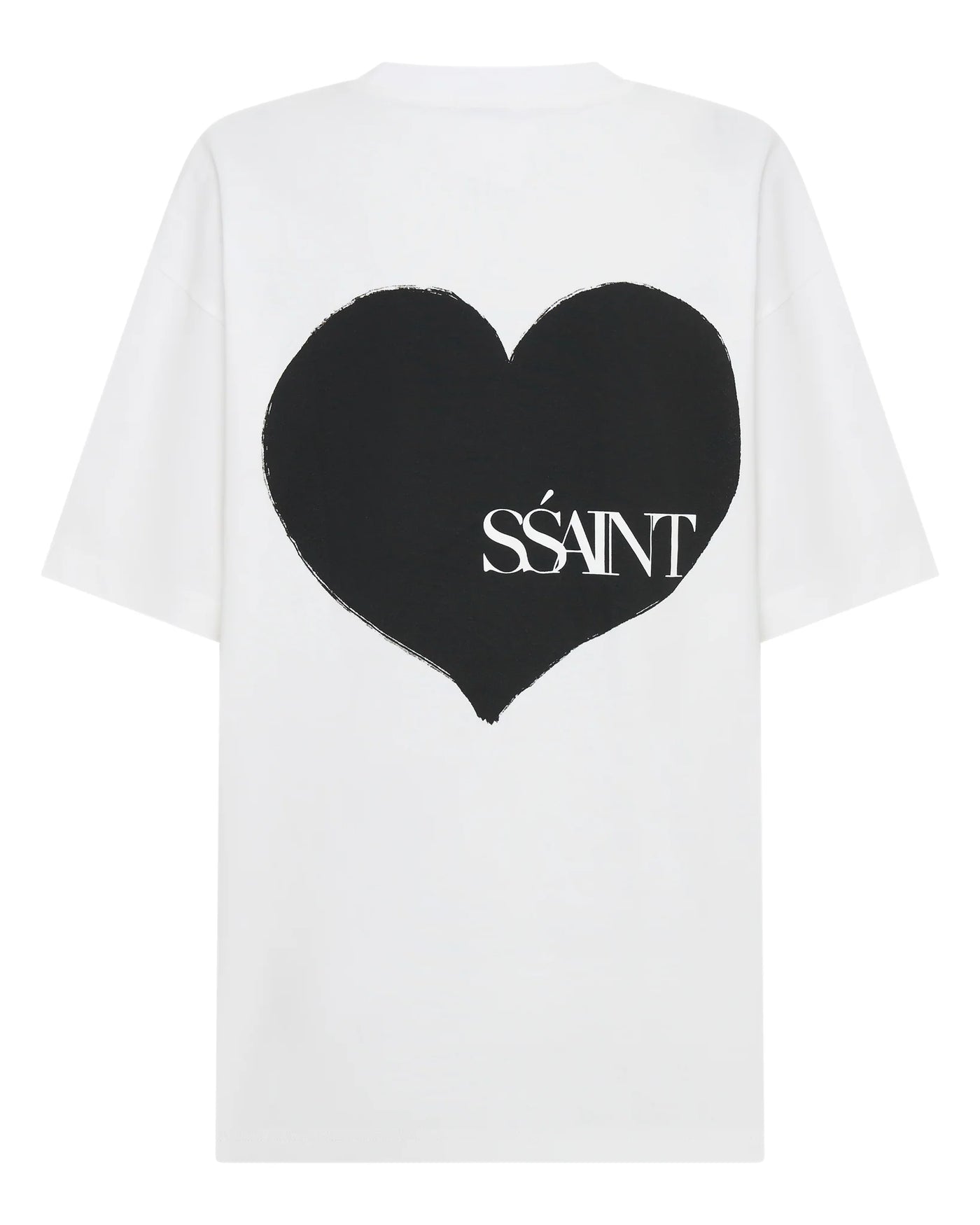 SŚAINT HEART TEE WHITE/BLACK| BABY LEMONADE STORE