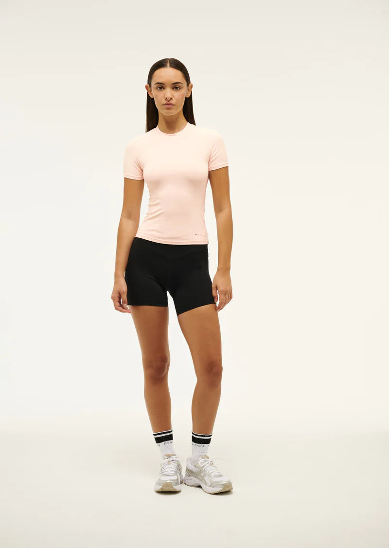 PE NATION FOUNDATION SHORT SLEEVE TEE BLUSH 