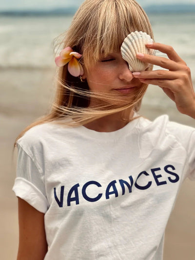 VACANCES  T-SHIRT BLUE