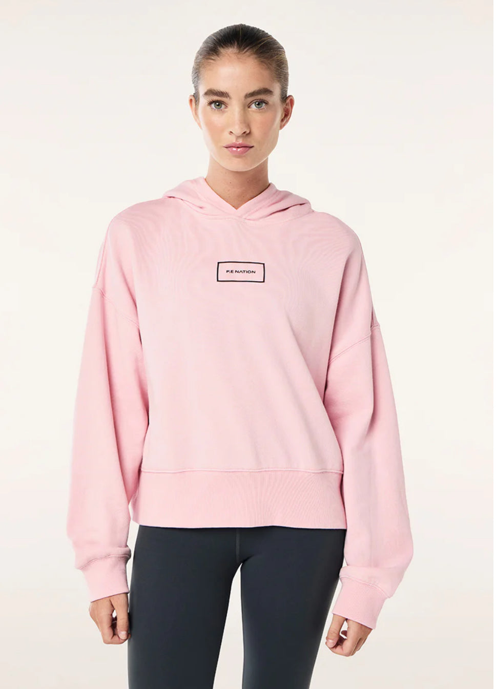 PE NATION GLOBAL SOUL HOODIE CHALK PINK