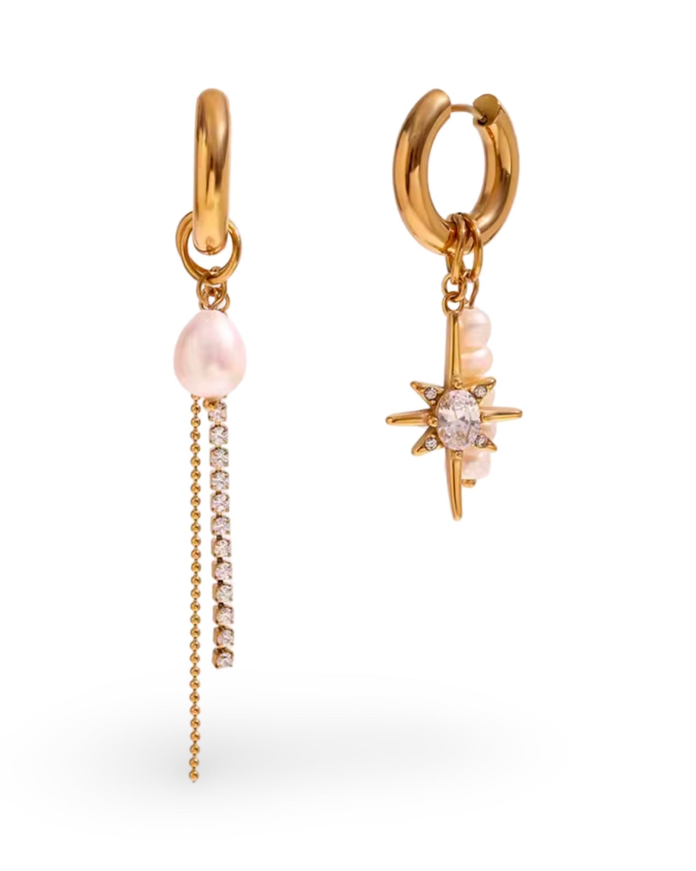 THE LINE CELESTE EARRINGS GOLD  | BABY LEMONADE STORE