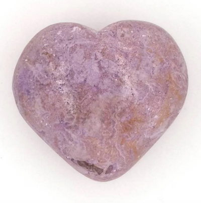 PHOSPHOSIDERITE HEART CRYSTAL