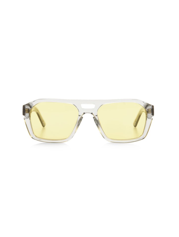 Clubs & Spades - Smoke/Yellow - Pared Eyewear