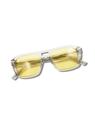 Clubs & Spades - Smoke/Yellow - Pared Eyewear