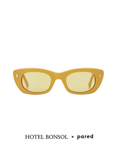 Hotel Bon Sol x Pared Hearts & Diamonds - Yellow - Pared Eyewear