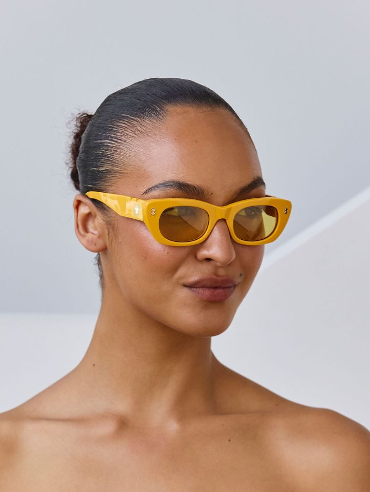 Hotel Bon Sol x Pared Hearts & Diamonds - Yellow - Pared Eyewear