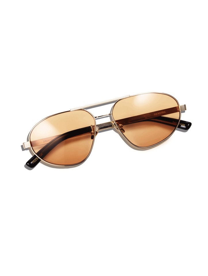 Jordan Simek x Pared - Flight Risk Gold/Sepia - Pared Eyewear