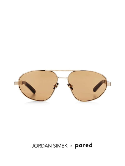 Jordan Simek x Pared - Flight Risk Gold/Sepia - Pared Eyewear