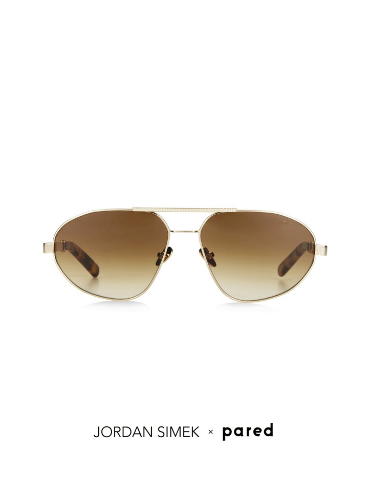 Jordan Simek x Pared - Flight Risk Gold/tortoise - Pared Eyewear