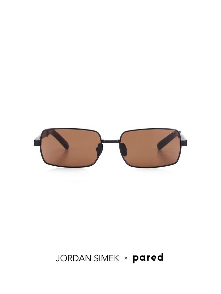 Jordan Simek x Pared - Mile High Black/Brown - Pared Eyewear