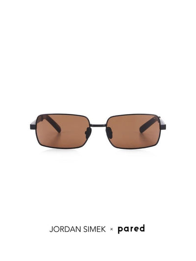 Jordan Simek x Pared - Mile High Black/Brown - Pared Eyewear