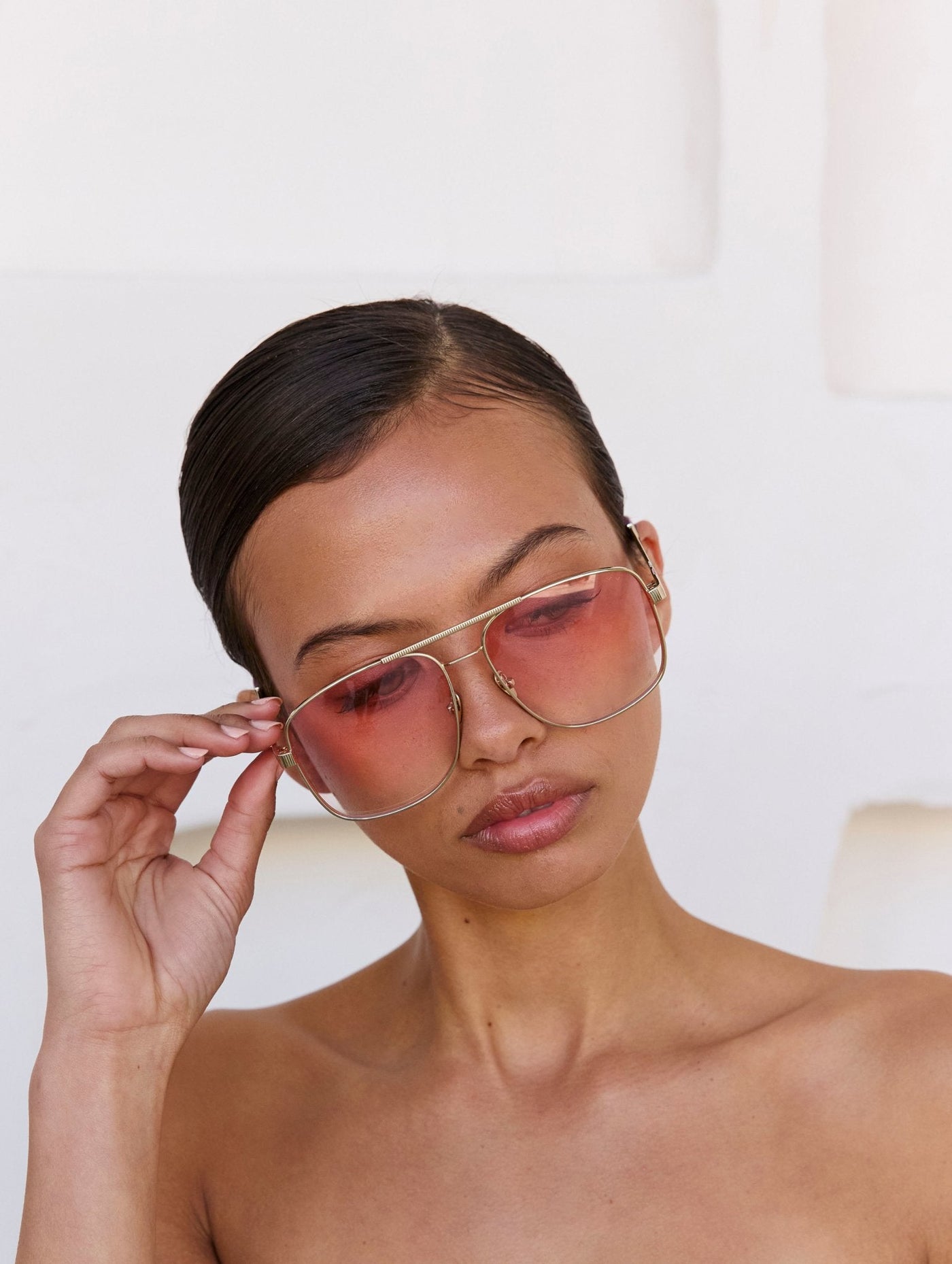 Liandra x Pared Uptown & Downtown - Gold/Pink - Pared Eyewear