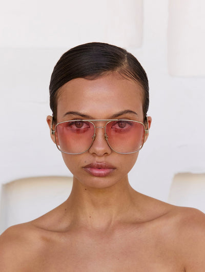 Liandra x Pared Uptown & Downtown - Gold/Pink - Pared Eyewear