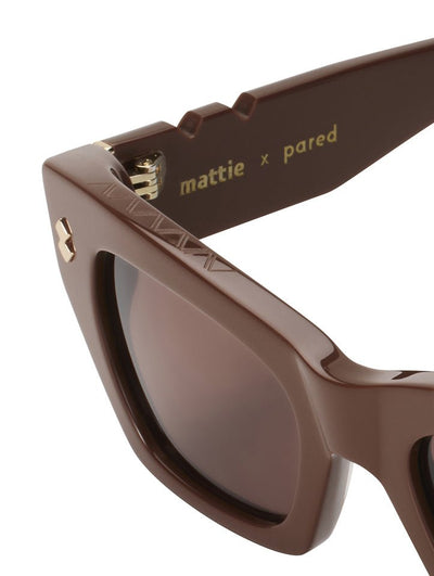 Mattie x Pared Front & Centre - Chocolate - Pared Eyewear