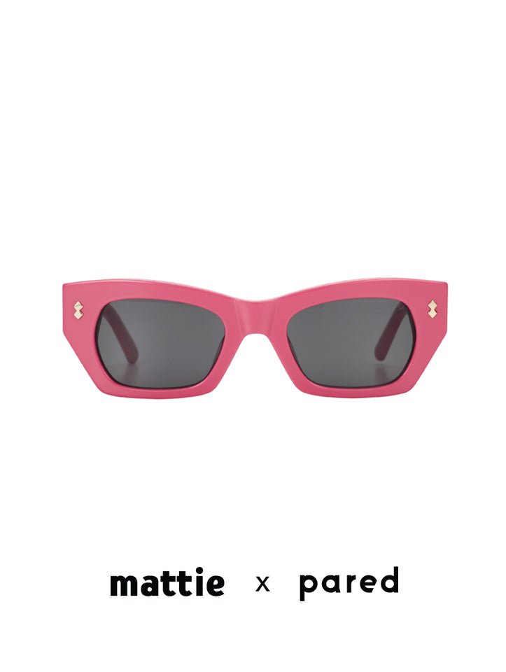 Mattie x Pared Front & Centre - Pink - Pared Eyewear