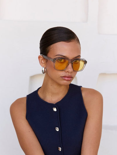 Nice & Easy - Smoke/yellow - Pared Eyewear