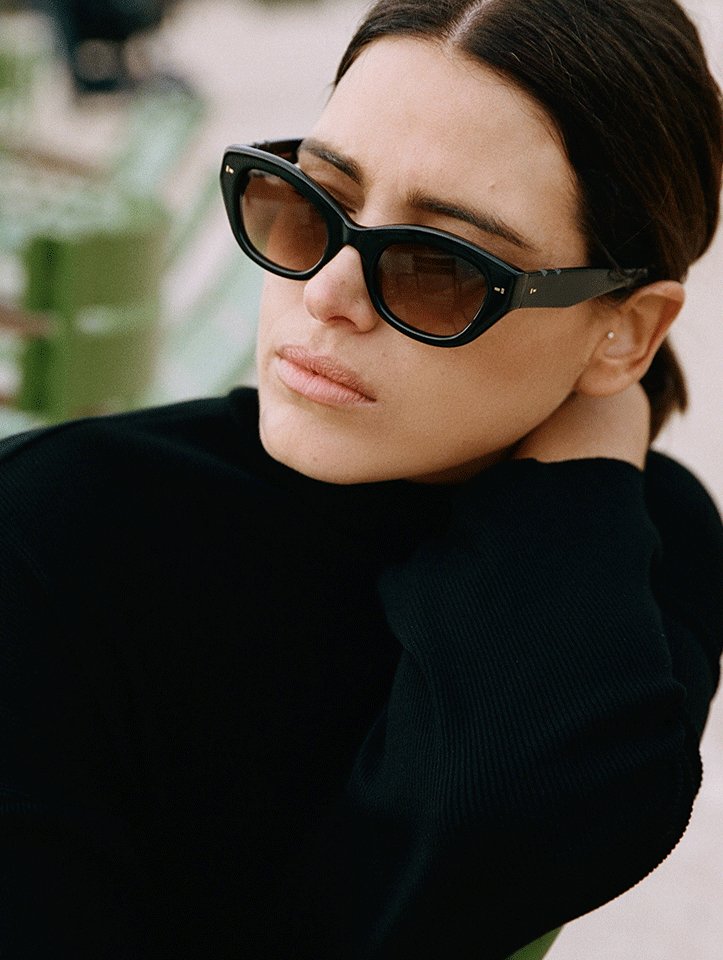 pared by Tahnee Timeless - Black Solid Grey - Pared Eyewear