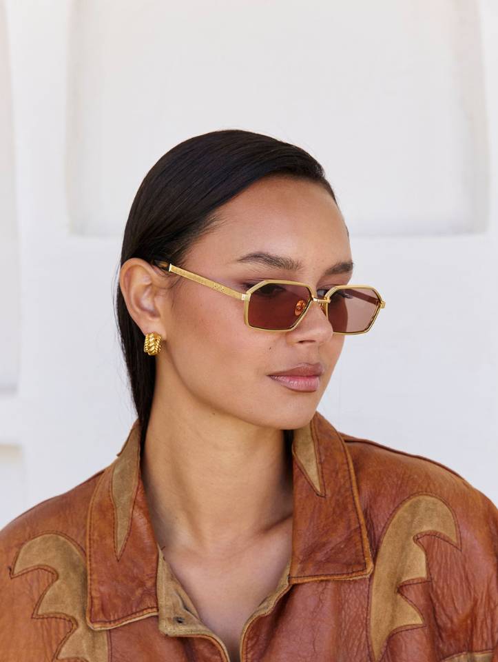 Wyld Blue x Pared Wylder - Gold/Brown - Pared Eyewear