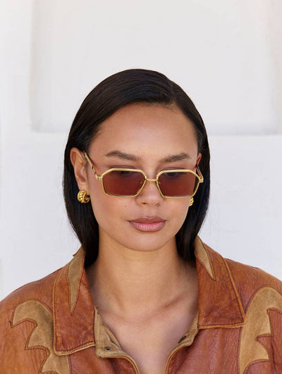 Wyld Blue x Pared Wylder - Gold/Brown - Pared Eyewear